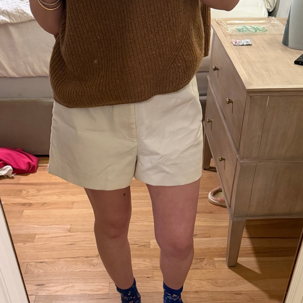 Zara Cream Women's Bermudas